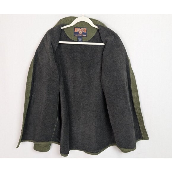 DULUTH TRADING CO L Fleece Lined Canvas Work Jacket Firehose Workwear Outdoors - Picture 2 of 10